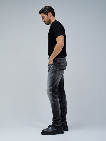Coupe slim Jean Salsa Jeans en noir