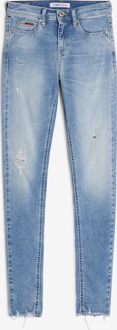 Tommy Jeans Skinny Jeans 'Nora' i blå: forside