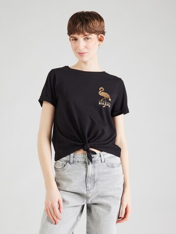 T-shirt 'ONLDora' ONLY en noir : devant