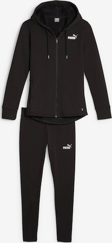 PUMA Tracksuit in Black: front