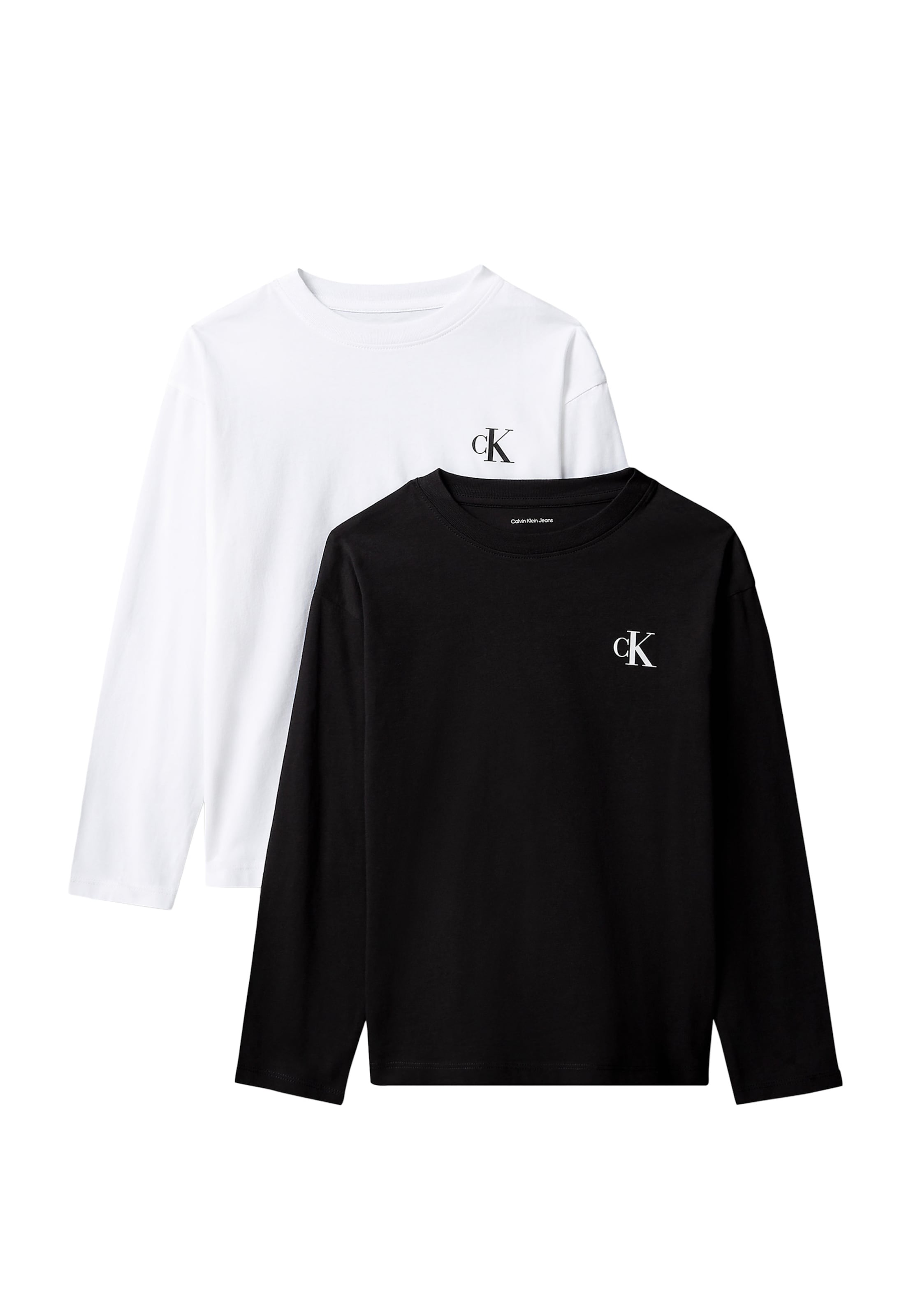 Calvin Klein Jeans Regular T-shirt i svart: framsida