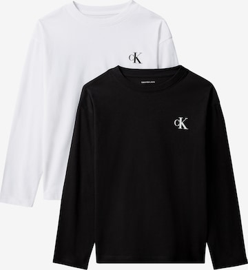 Calvin Klein Jeans Regular T-shirt i svart: framsida