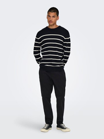 Only & Sons Trui 'ONSPHIL' in Blauw