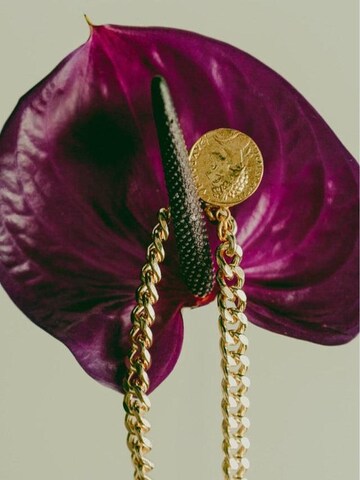 Les Reines Kæde 'Gilded Grace - Statement Necklace 24K Gold Plated' i guld