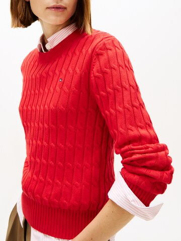 TOMMY HILFIGER Pullover in Rot