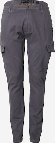 INDICODE JEANSTapered Cargo hlače 'Mapp' - siva boja: prednji dio