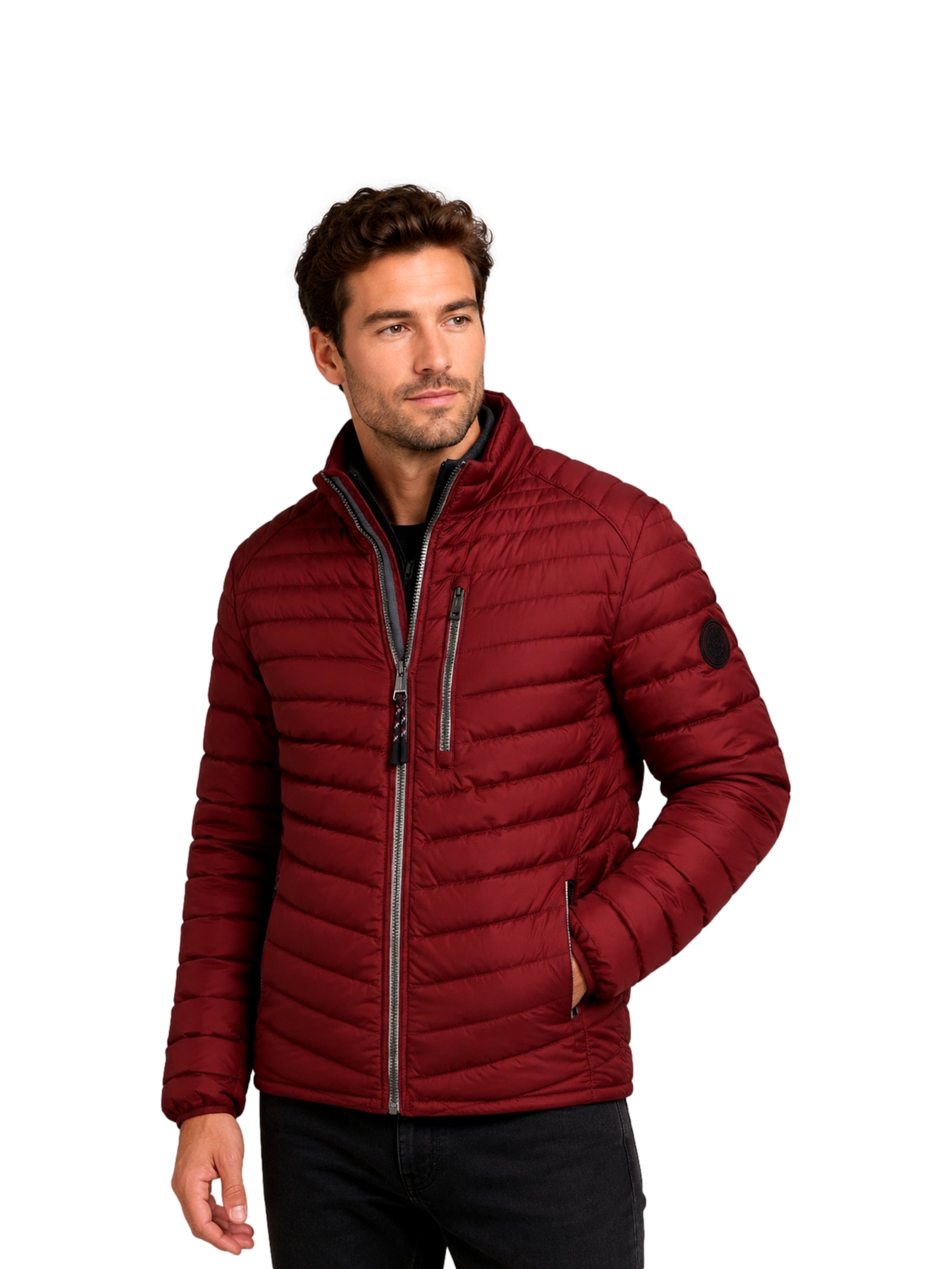 Giacca di mezza stagione di CASA MODA in rosso: frontale