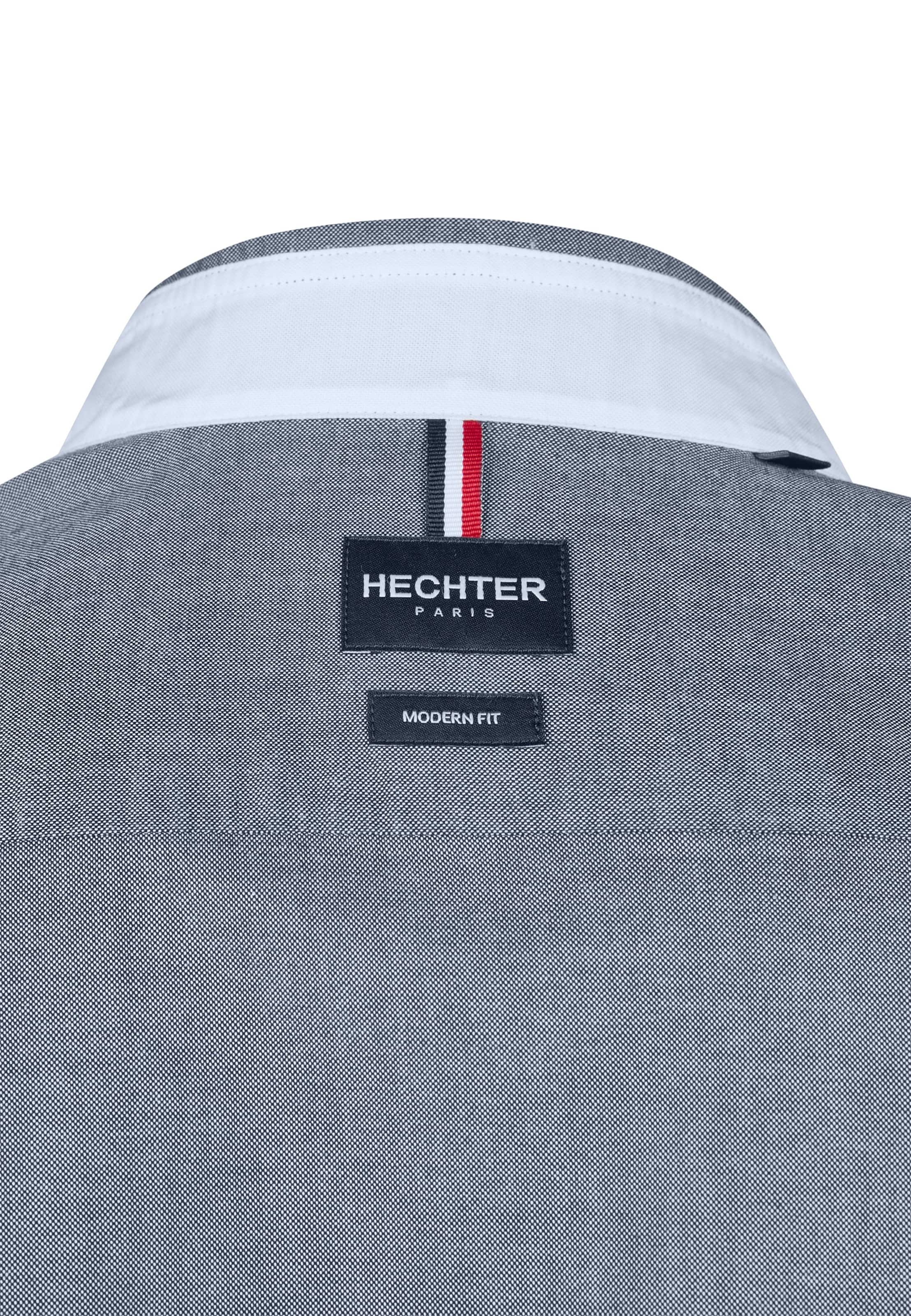 HECHTER PARIS Regular fit Zakelijk overhemd 'Casual' in Blauw