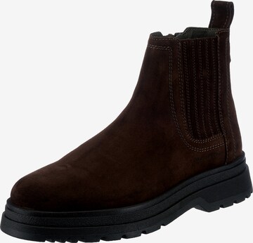 Marc O'Polo Chelsea Boots 'Martin' in Brown: front