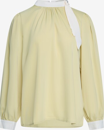usha BLACK LABEL - Blusa en amarillo: frente