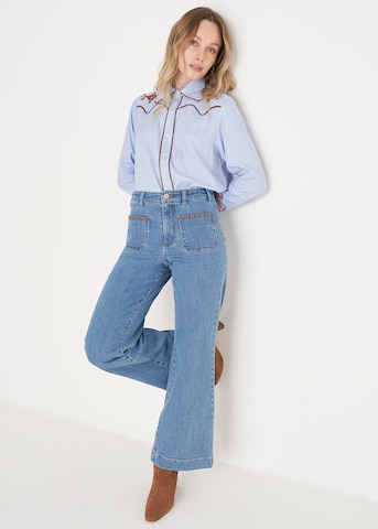 Camomilla Blouse 'CAYA' in Blue