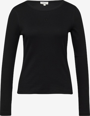 T-shirt s.Oliver en noir : devant