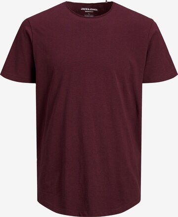 T-Shirt 'Basher' JACK & JONES en rouge : devant