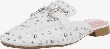 Ital-Design Pantolette in Weiß: Vorderseite