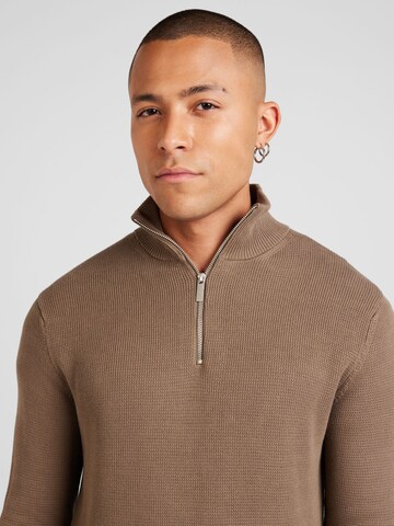 SELECTED HOMME Pulóver 'SLHDane' - barna