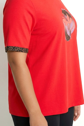 Ulla Popken T-Shirt in Rot