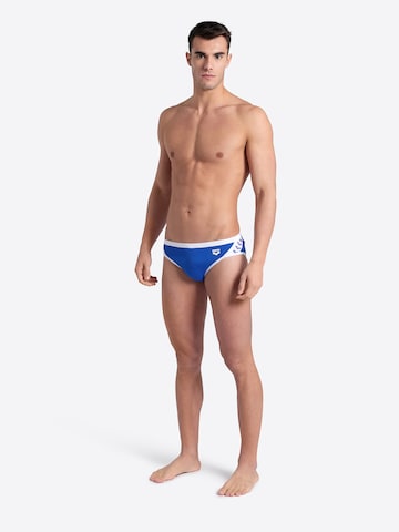 ARENA Athletic Swim Trunks 'ICONS' in Blue
