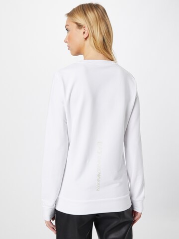 Sweat-shirt EA7 Emporio Armani en blanc