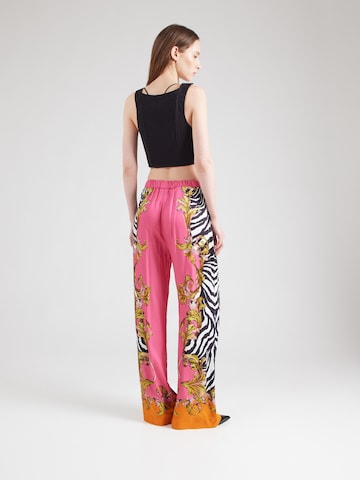 Versace Jeans Couture Wide leg Παντελόνι σε ροζ