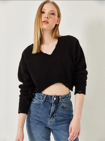 Pull-over Bianco Lucci en noir
