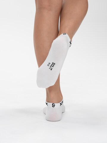 SOLIT socks Sokker 'Originals Amsterdam (wit)' i hvid