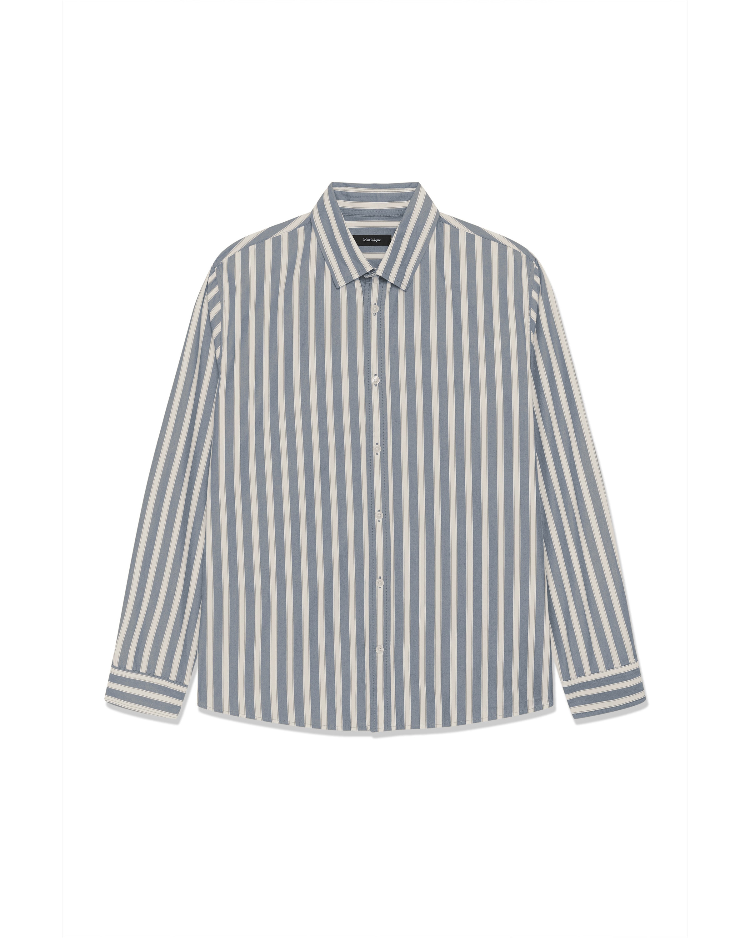 Matinique Comfort fit Overhemd 'Christaldo' in Blauw: voorkant