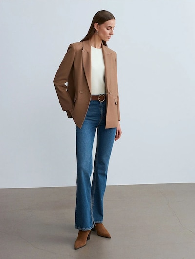 Dilvin Veste d’hiver 'Jacken' en S en caramel, Vue avec produit