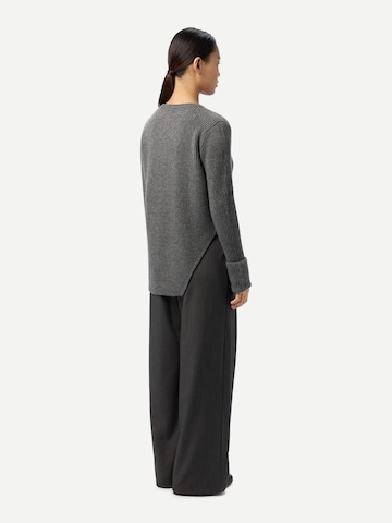 GOBI Cashmere Tröja 'Cashmere Sweater with Detachable Collar' i grå