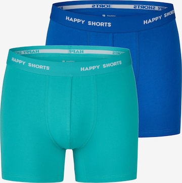 Happy Shorts Unterhose in Blau: Vorderseite