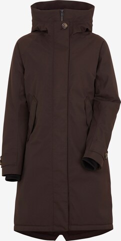 Didriksons Raincoat in Brown: front