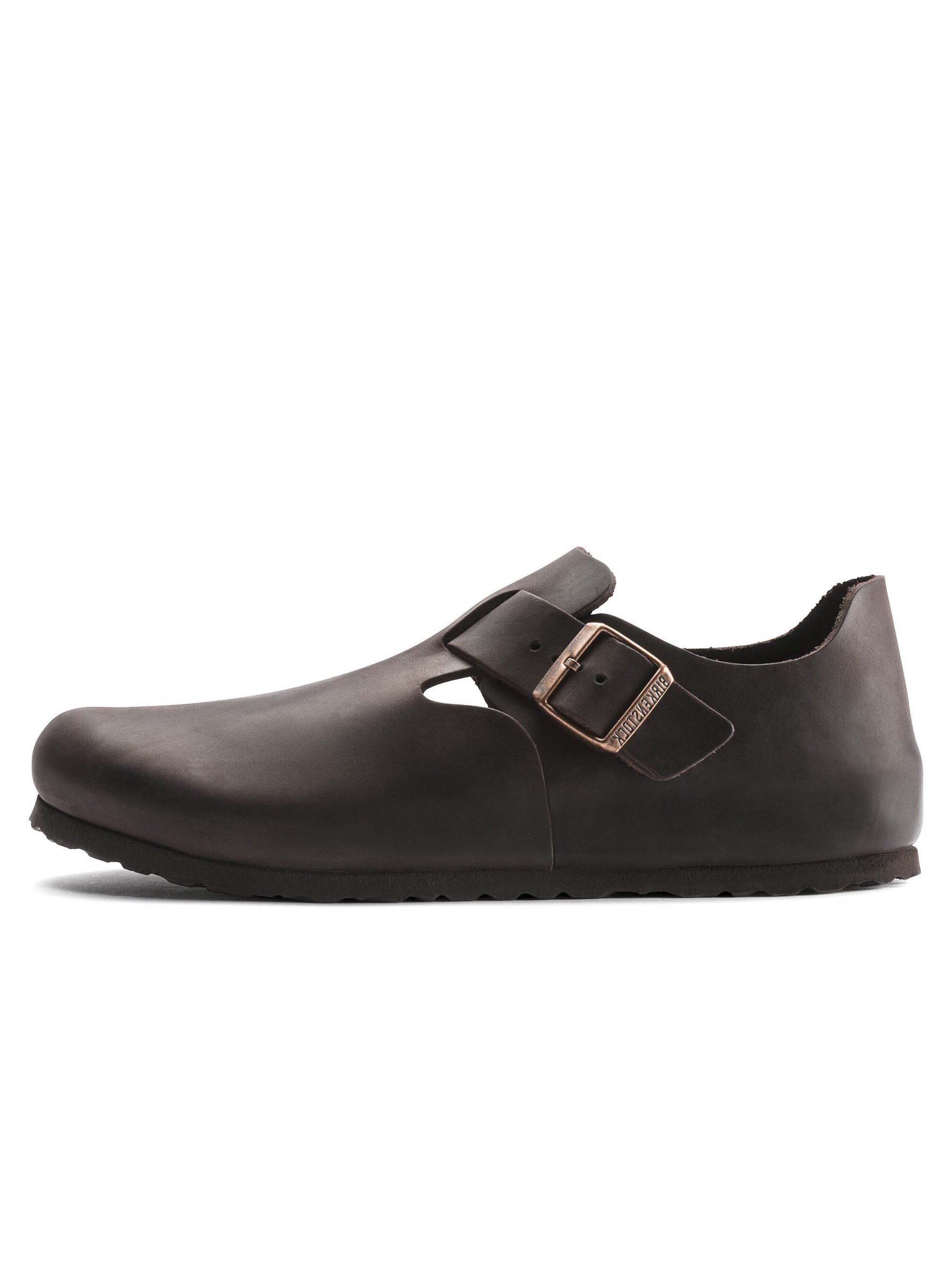 BIRKENSTOCK Slip-ons 'London' in Black: front