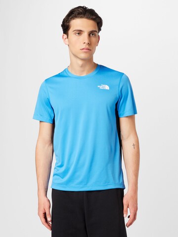 T-Shirt fonctionnel 'LIGHTBRIGHT' THE NORTH FACE en bleu : devant