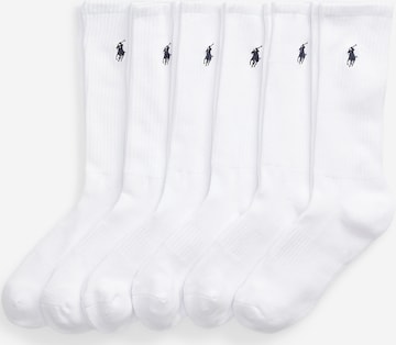 Chaussettes Polo Ralph Lauren en blanc : devant