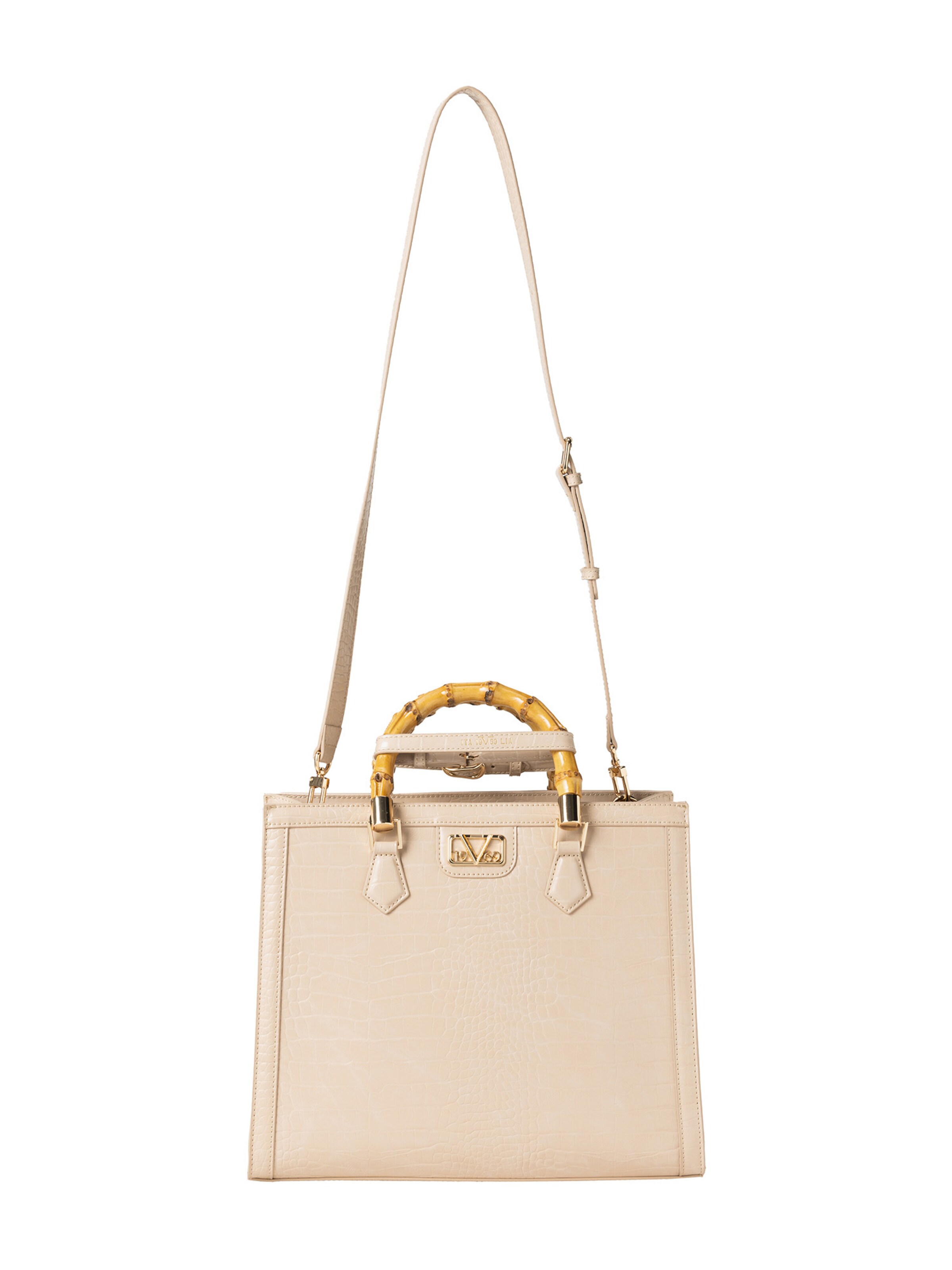 19V69 ITALIA Handbag 'Mei' in Beige: front
