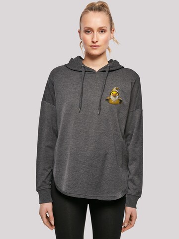Sweat-shirt 'Rubber Duck Wizard' F4NT4STIC en gris : devant