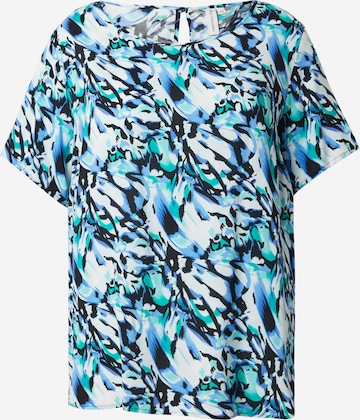 Camicia da donna 'CARNOVA' di ONLY Carmakoma in blu: frontale