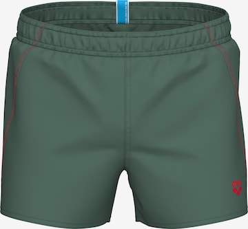 ARENA Board Shorts in Green: front