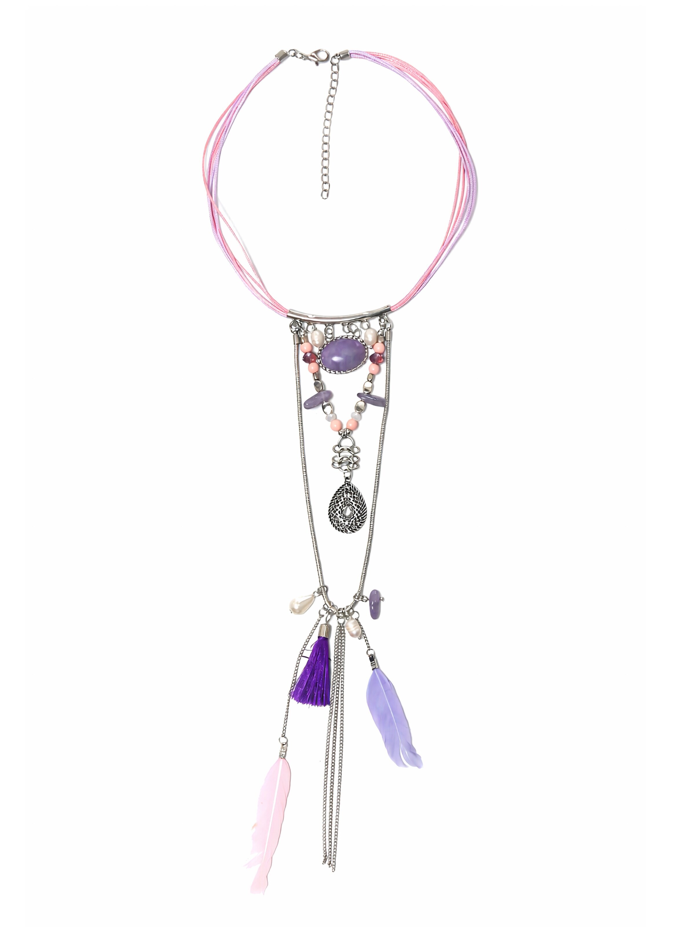 COLLEZIONE ALESSANDRO Kette 'Ida'‌‌‌‌‌‌‌‌‌ in Pink