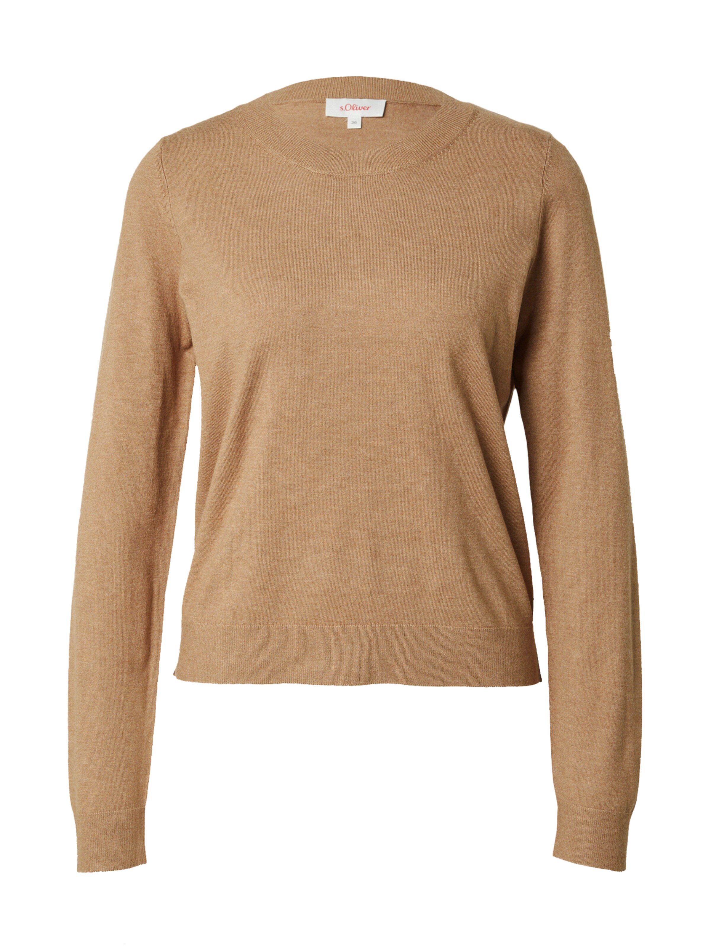 s.Oliver Sweater in Brown: front