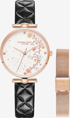Orologio analogico di Victoria Hyde in nero: frontale