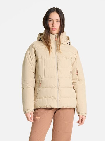 ZIENER Outdoor Jacket 'ROSVALDI-Z' in Beige: front
