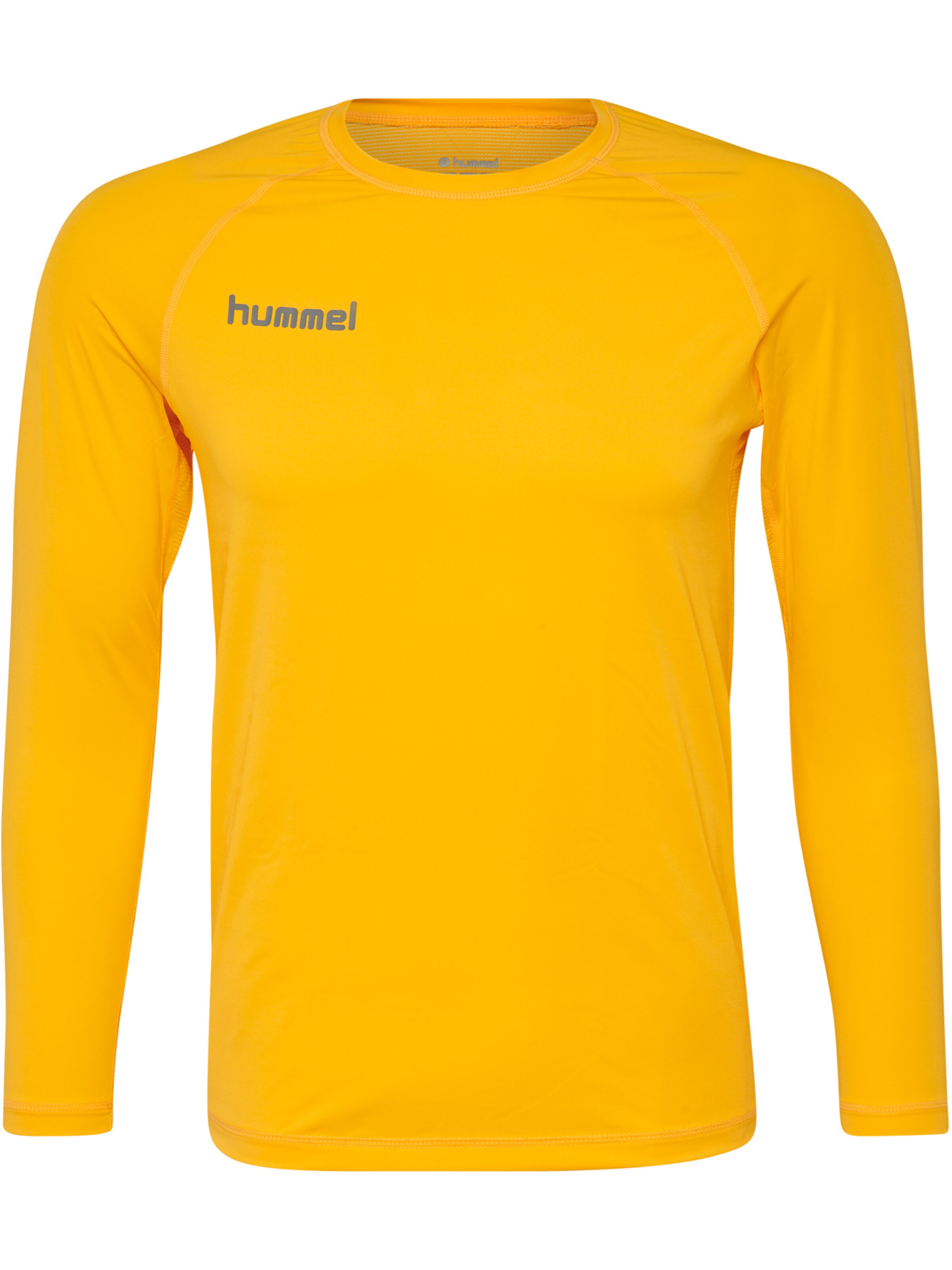 Hummel Functioneel shirt in Geel: voorkant