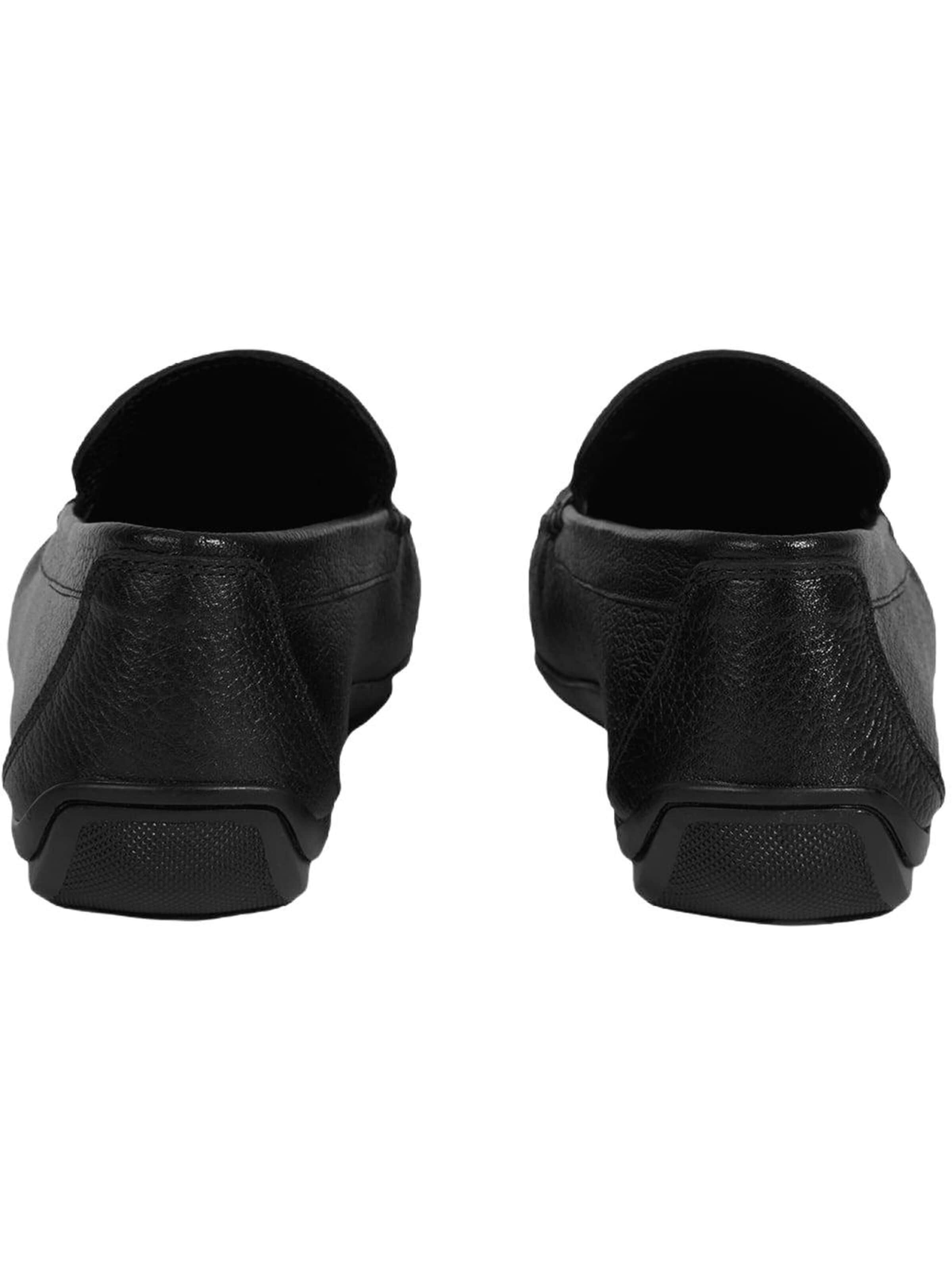 Desa Moccasins 'Slip-Ons' in Black