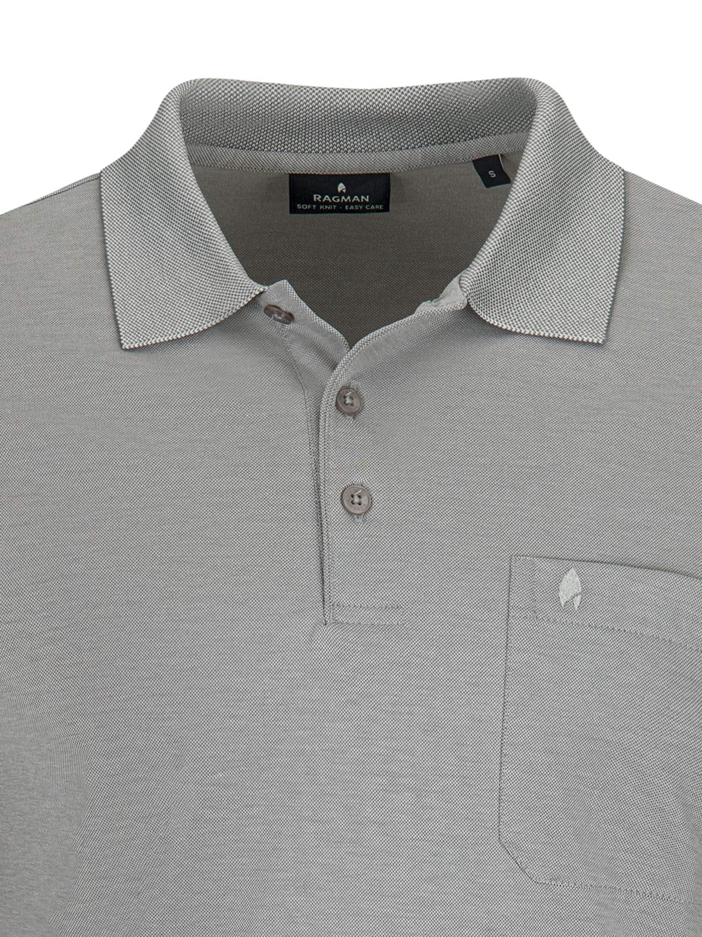 Ragman Shirt 'Basic' in Grijs