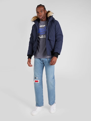 Maglietta 'Classic VL Heritage' di Superdry in grigio