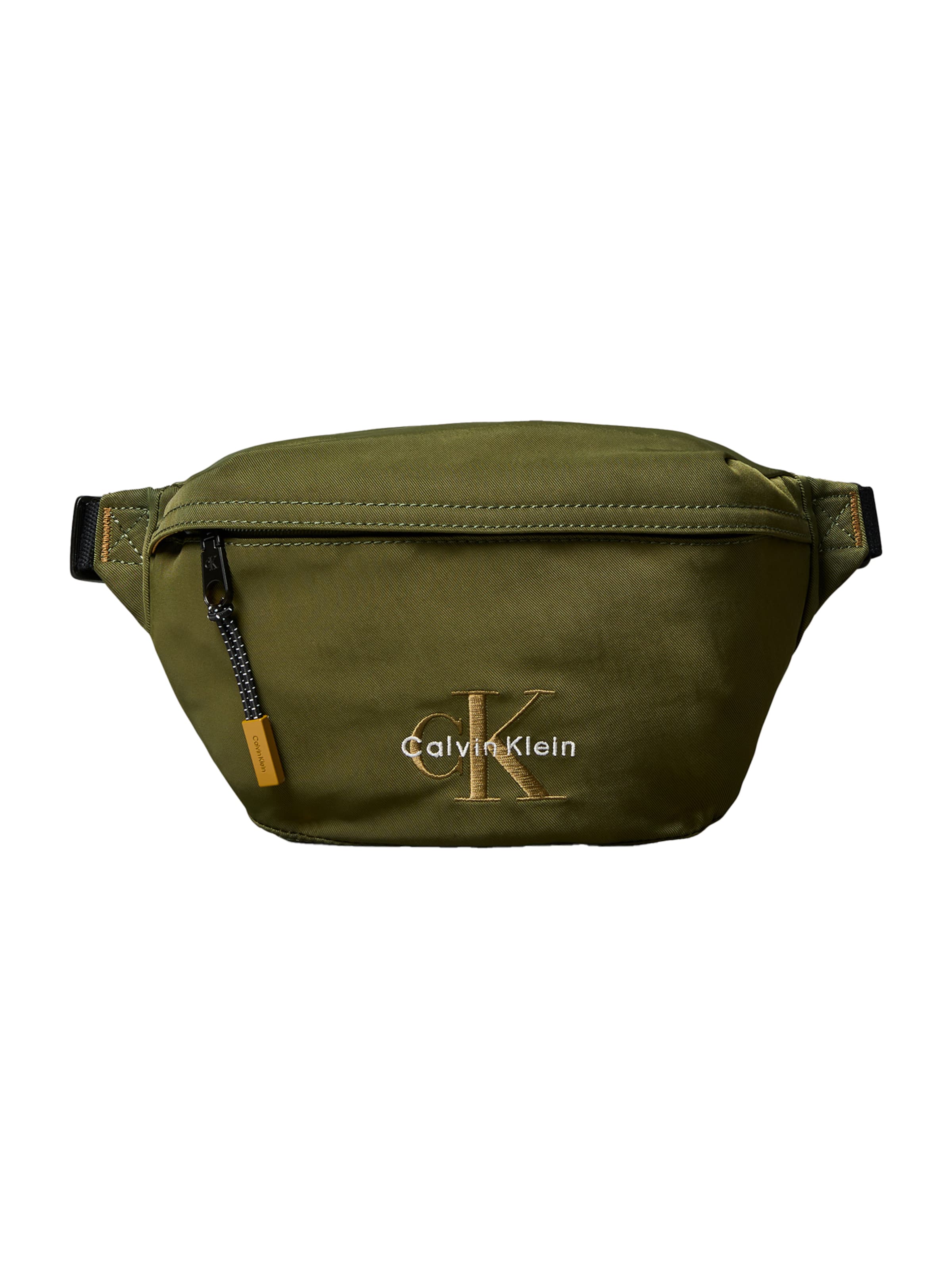 Calvin Klein Поясная сумка в Зеленый: спереди
