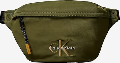 Calvin Klein Pojasna torbica u senf / maslinasta / bijela, Pregled proizvoda