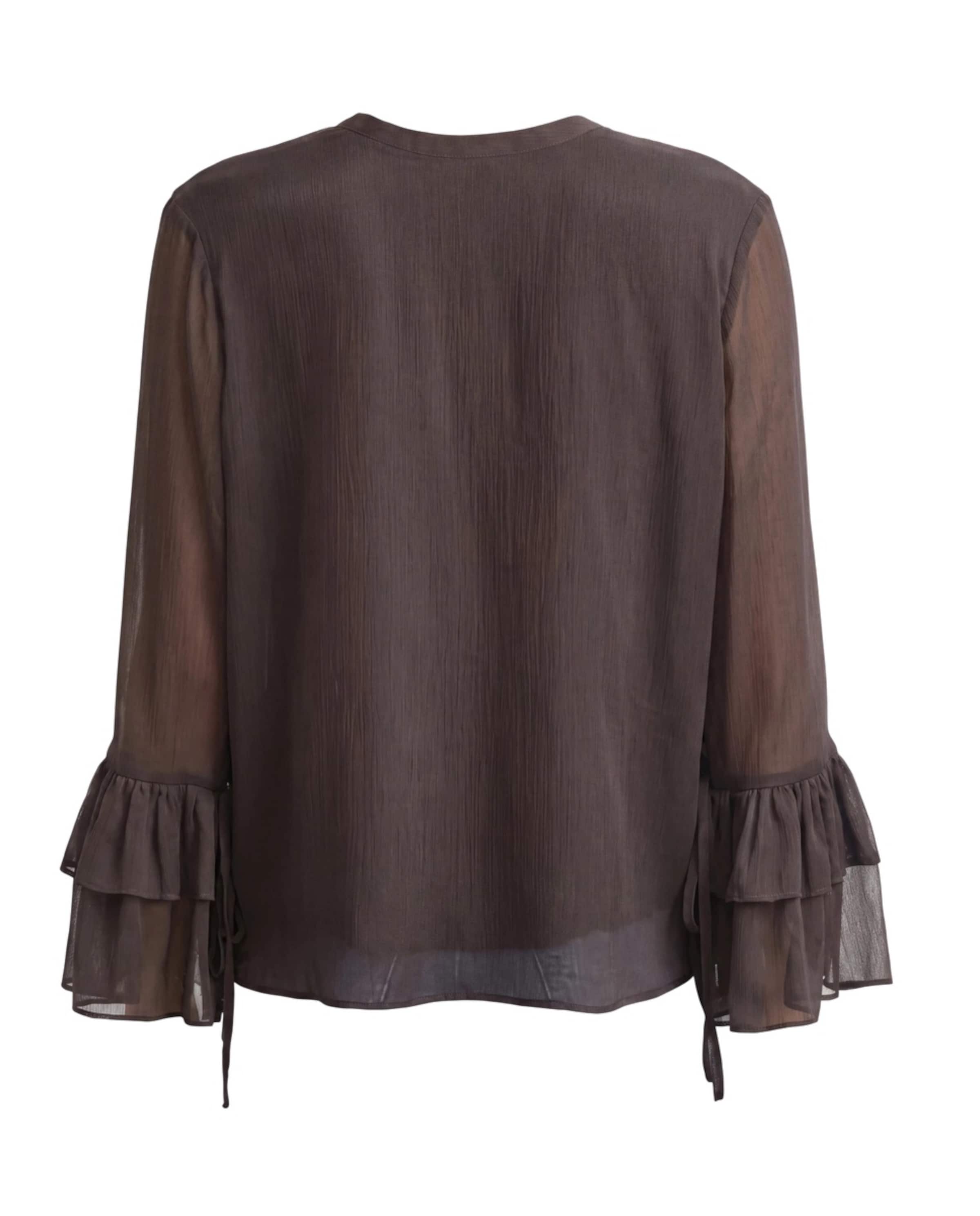 COMMA Bluza | rjava barva