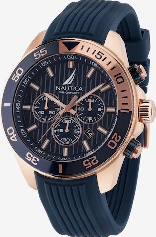 Orologio analogico di NAUTICA in blu: frontale