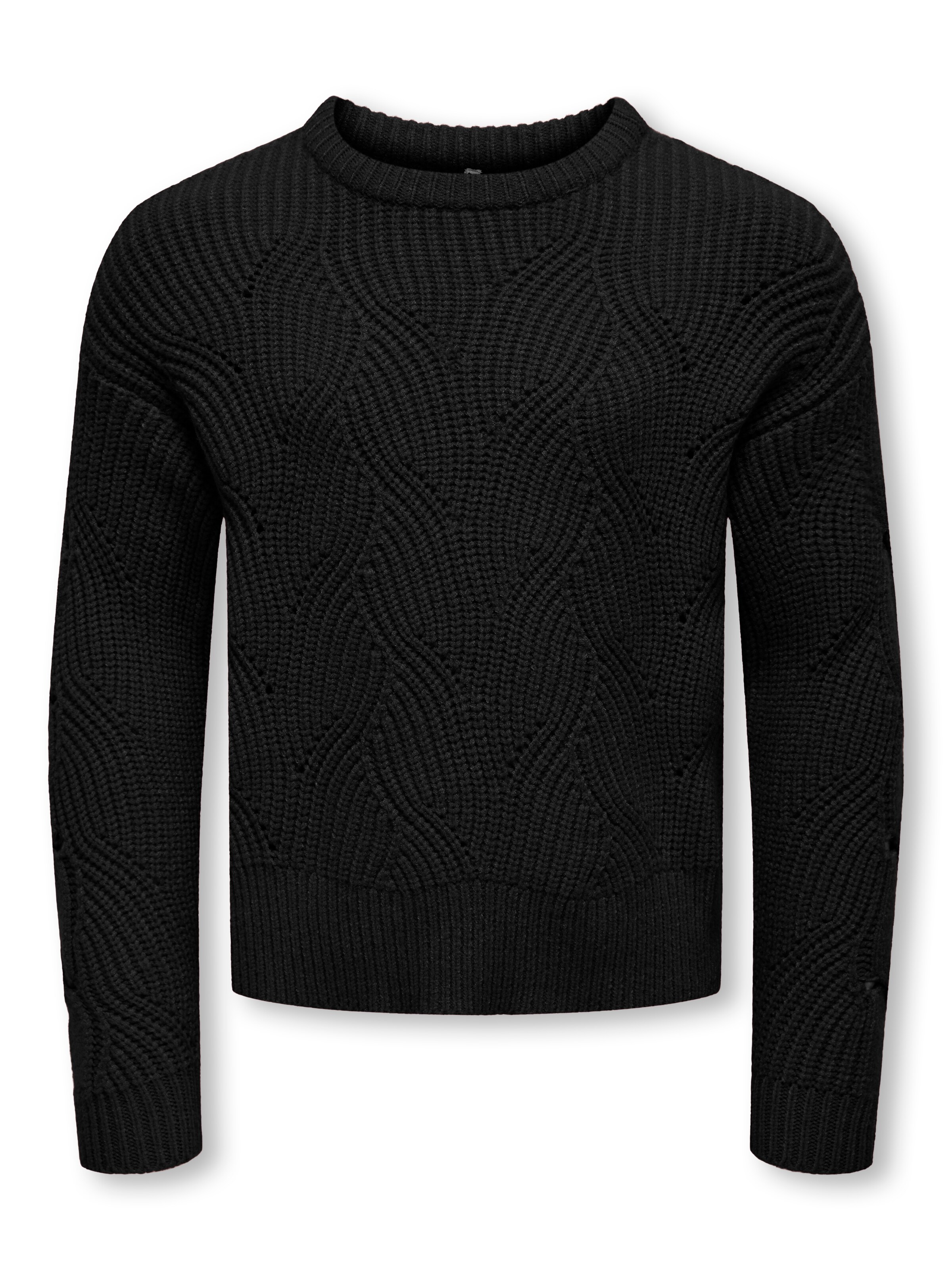 ONLY GIRLS Pullover in Schwarz: Vorderseite